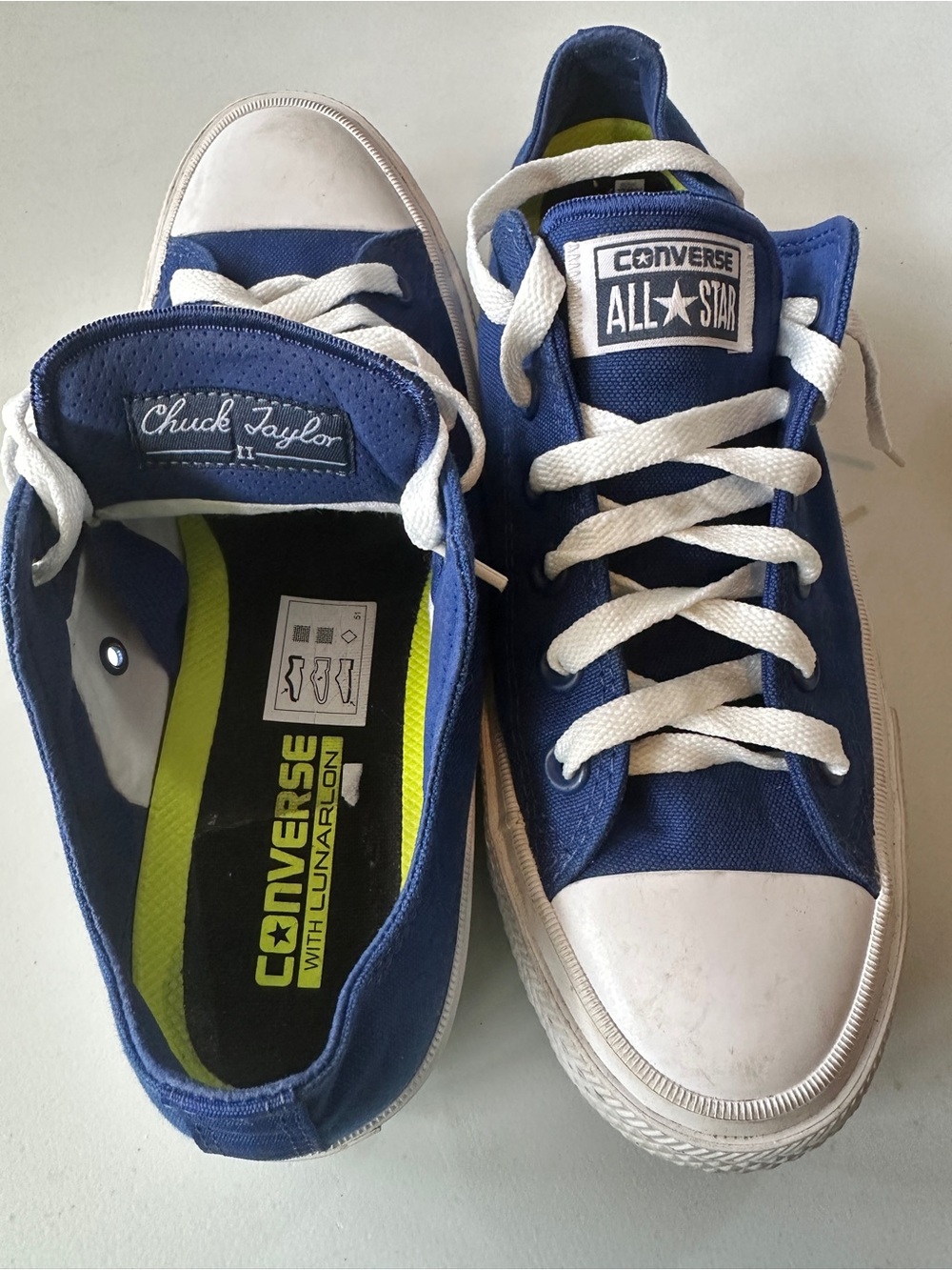 Elastic Blue Converse